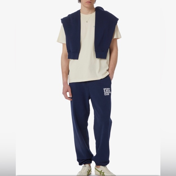 Sporty & Rich Exercise Often cotton sweatpants XL - Picture 4 of 15